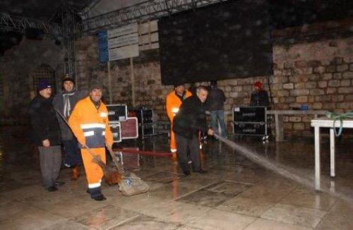 Fatih Camii'nde Erbakan'ın cenazesine hazırlık - Resim 8