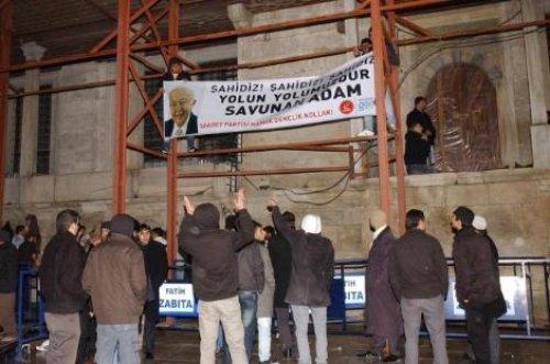 Fatih Camii'nde Erbakan'ın cenazesine hazırlık - Resim 7