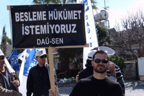 KKTC'deki besleme tepkisi mitingden kareler - Resim 10