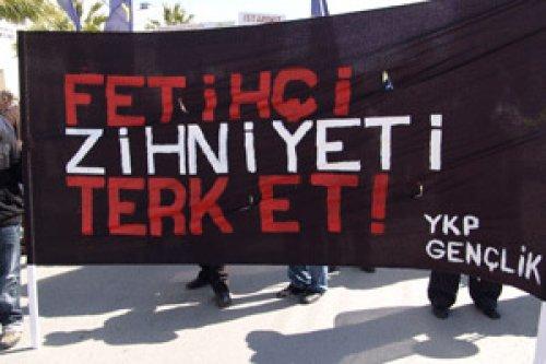 KKTC'deki besleme tepkisi mitingden kareler - Resim 9