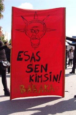 KKTC'deki besleme tepkisi mitingden kareler - Resim 2