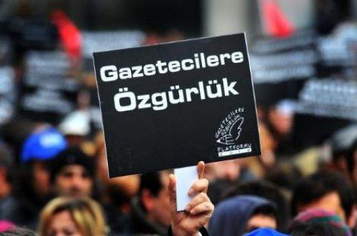 Gazetecilerin Ergenekon eylemi - Resim 18