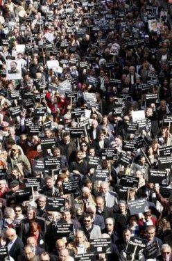 Gazeteciler Ankara'da eylemde - Resim 17