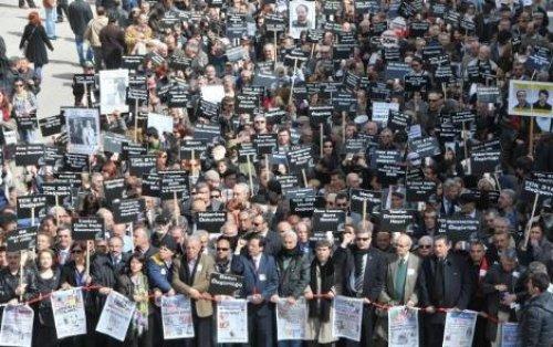 Gazeteciler Ankara'da eylemde - Resim 10