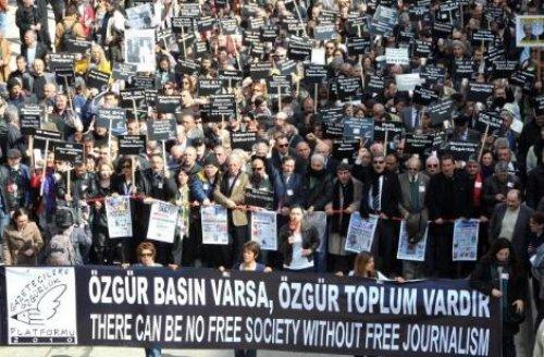 Gazeteciler Ankara'da eylemde - Resim 9