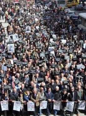 Gazeteciler Ankara'da eylemde - Resim 7