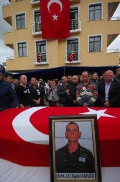 Milas şehidini uğurladı