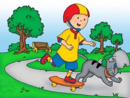 Caillou çok seviliyor çünkü...