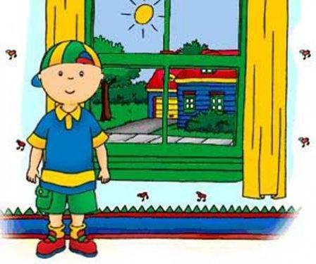 Caillou çok seviliyor çünkü...