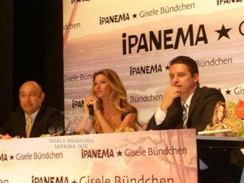Gisele Bündchen'in Türkiye fotoğrafları internet sitesinde