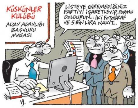 Adaylık yarışı karikatürlerde - Resim 2