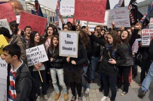 Bursa'da liseliler YCS'deki şifre iddialarını protesto etti - Resim 5