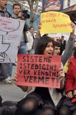 Bursa'da liseliler YCS'deki şifre iddialarını protesto etti - Resim 2