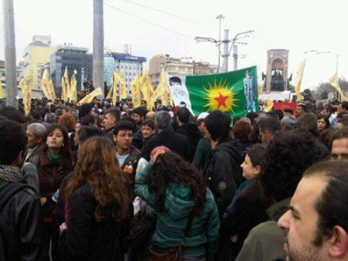 BDP'lilerden Taksim'de YSK protestosu - Resim 6