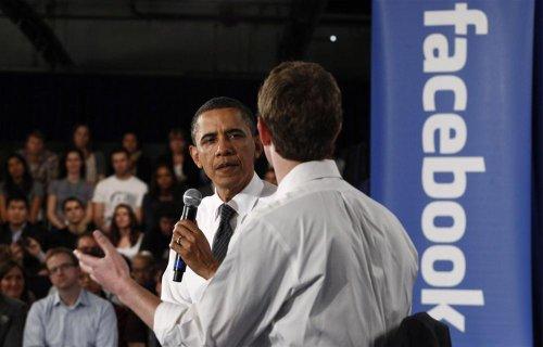 Obama Facebook'ta