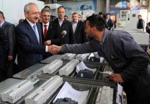 Kılıçdaroğlu OSTİM'i gezdi