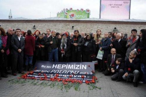 Taksim'deki anma töreninde gerginlik  - Resim 10