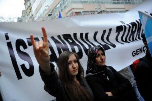 Taksim'deki anma töreninde gerginlik  - Resim 20