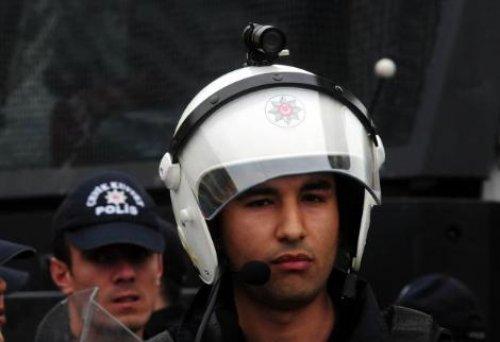 1 Mayıs'ta polisten bir ilk: Kameralı kask