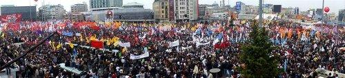 Taksim'de kalabalık kadraja sığmadı - Resim 29
