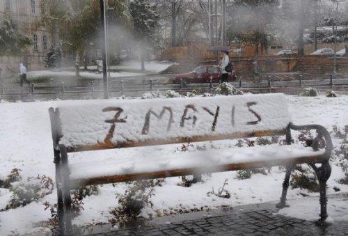 Sivas'ta Mayıs ayında kar  - Resim 6