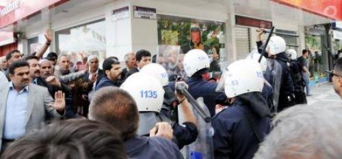 Polisle BDP'liler arasında gerginlik