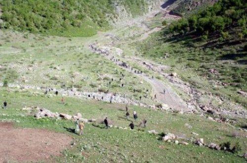 BDP'liler dağlarda PKK'lı cenazesi aradı  - Resim 15