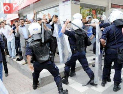 Polisle BDP'liler arasında gerginlik