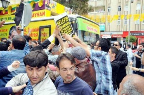 Polisle BDP'liler arasında gerginlik