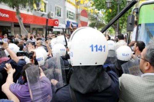 Polisle BDP'liler arasında gerginlik