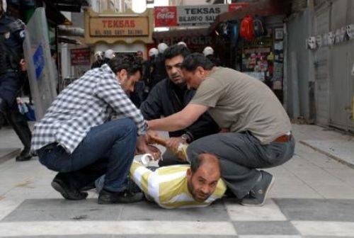 Polisle BDP'liler arasında gerginlik