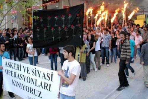 Denizli'de gergin gece - Resim 1