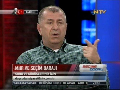 Canlı yayında deprem paniği