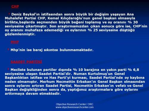 ORC'nin Mayıs ayı seçim anketi