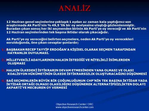 ORC'nin Mayıs ayı seçim anketi