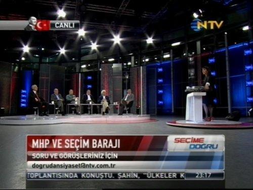 Canlı yayında deprem paniği