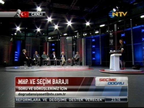 Canlı yayında deprem paniği