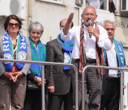 Kılıçdaroğlu'nun Rize mitingi - Küfürlü pankart - Resim 3