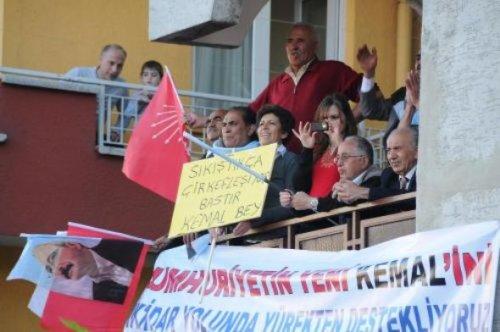 Kılıçdaroğlu'nun Rize mitingi - Küfürlü pankart - Resim 27