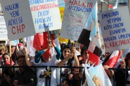 Kılıçdaroğlu'nun Rize mitingi - Küfürlü pankart - Resim 24