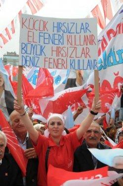 Kılıçdaroğlu'nun Rize mitingi - Küfürlü pankart - Resim 2