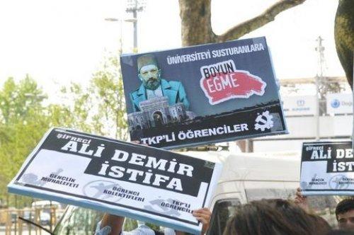 Dolmabahçe'de polisle öğrenciler arasında arbede - Resim 6