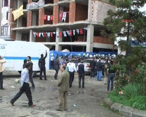 Başbakan Erdoğan'ın Hopa mitingi öncesi olay 