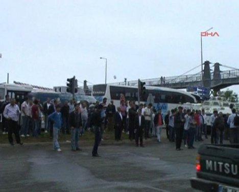 Başbakan Erdoğan'ın Hopa mitingi öncesi olay 