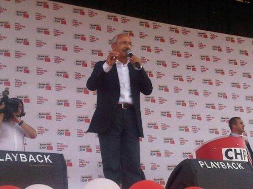 Kılıçdaroğlu'nun Kazlıçeşme mitingi