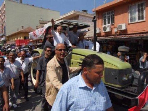 Kılıçdaroğlu mitinge traktörle gitti  - Resim 5