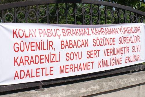 AKP'nin Kazlıçeşme mitingindeki pankartları - Resim 11