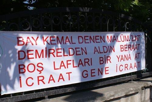 AKP'nin Kazlıçeşme mitingindeki pankartları - Resim 9