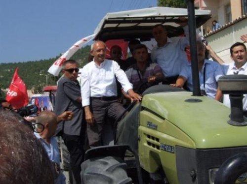 Kılıçdaroğlu mitinge traktörle gitti  - Resim 7