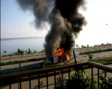 Giresun'da yolcu otobüsü yandı: 9 ölü 